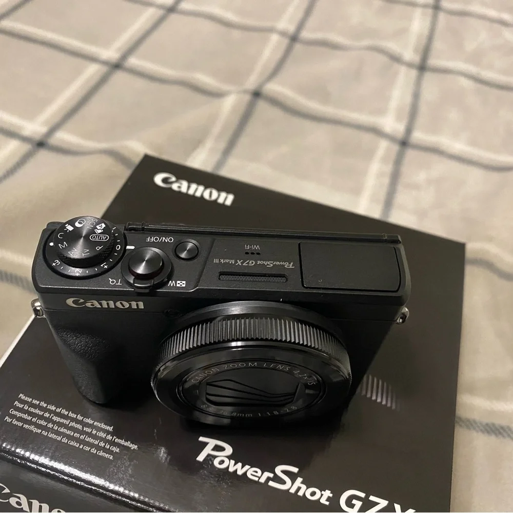 Canon Powershot G7X Mark III Compact Black Camera